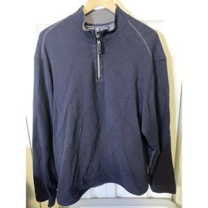Daniel Cremieux Men’s Sz‎ XL Sweater Blue 1/4 ZIP Soft